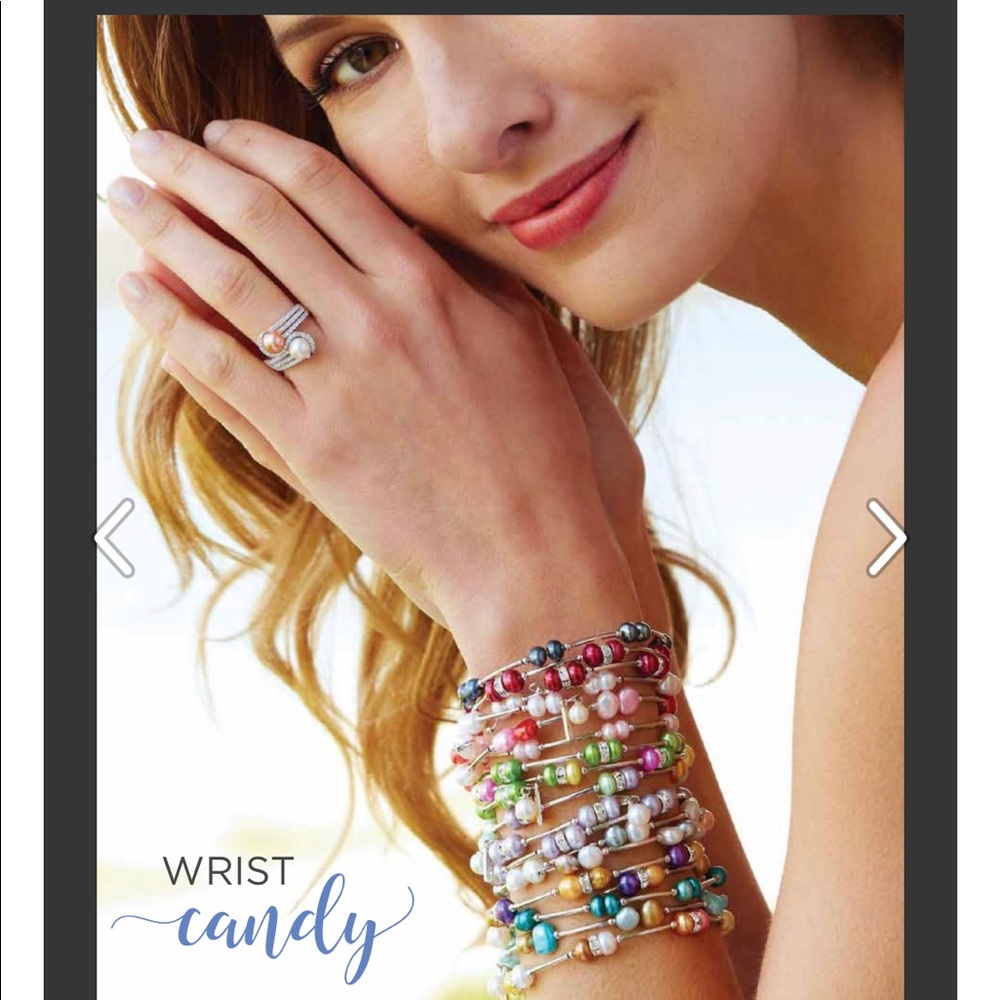 Stackable Pearl Wrap Bracelet - image 6